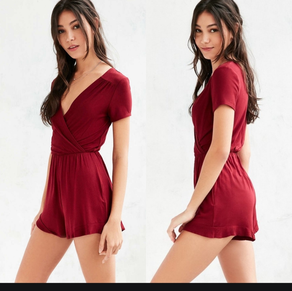 Urban Outfitters Kimchi Blue Surplice Romper